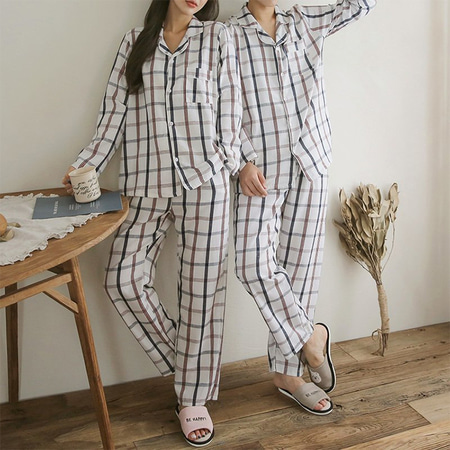 Gimo Momo Pajama Set - 커플룩