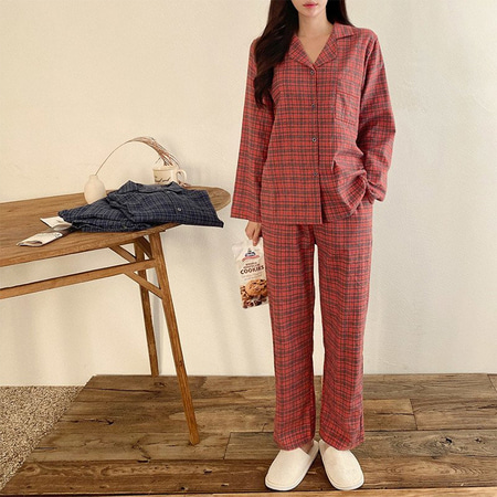 Gimo Troy Pajama Set - 커플룩