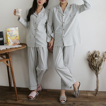 Park Stripe Pajama Set - 커플룩
