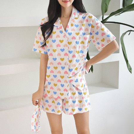 Heart Pajama Set