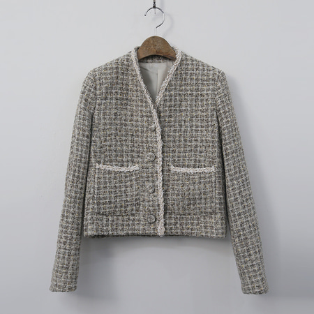 Tweed Wool Mini Jacket