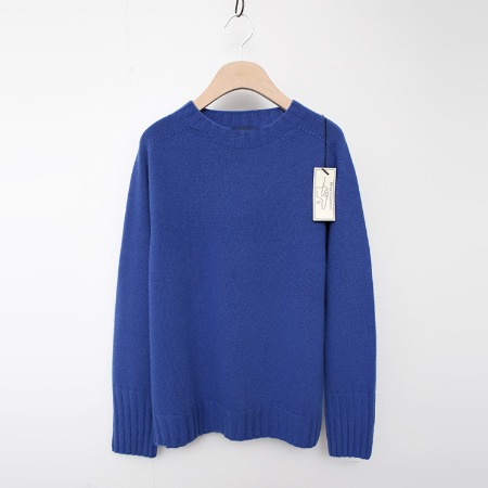 Whole Cashmere Wool Round Sweater