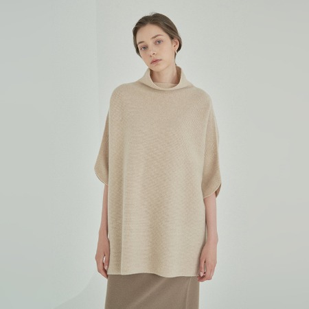 Whole Cashmere Wool Poncho Sweater